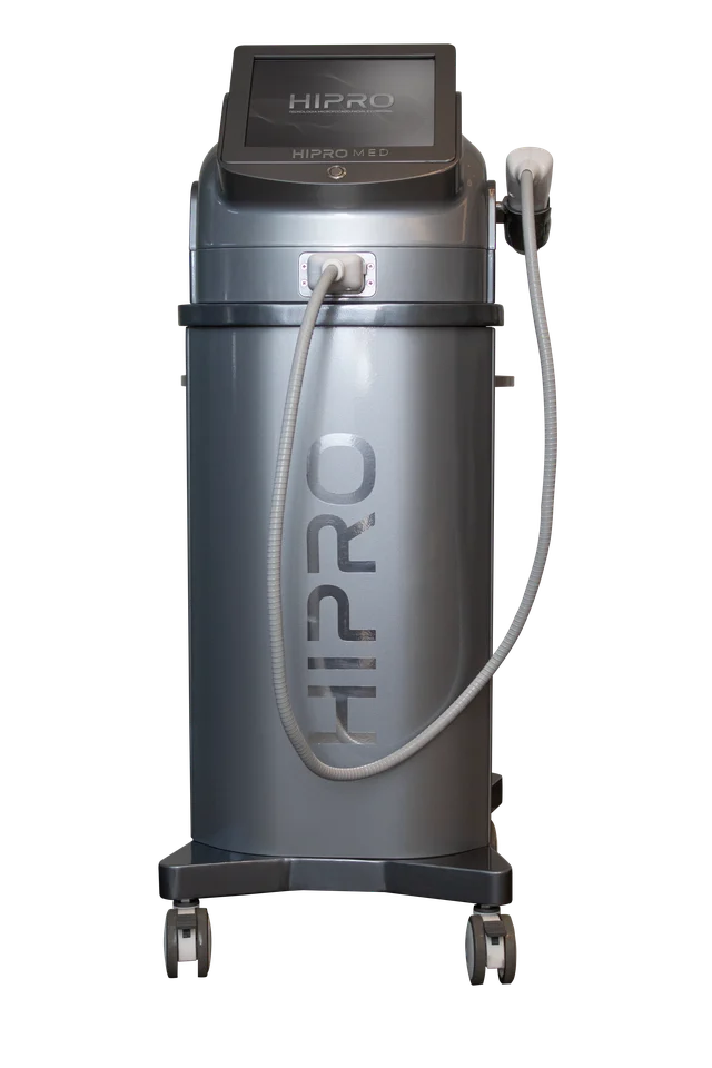 HIPRO MED em vista frontal, com manopla circular de profundidade digital
